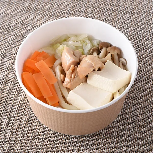 塩ちゃんこ鍋風スープ（うどん入り）