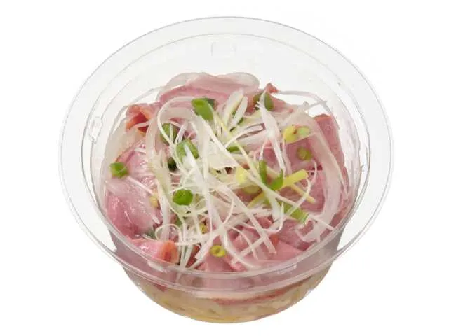葱たっぷり　豚タン塩レモンと豆もやしナムル