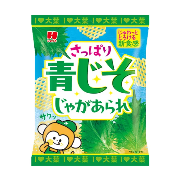 ひざつき　さっぱり青じそじゃがあられ