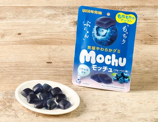 UHA味覚糖　モッチュ　ブルーベリー味