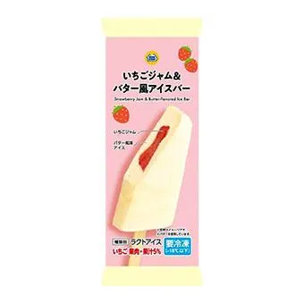いちごジャム&バター風アイスバー
