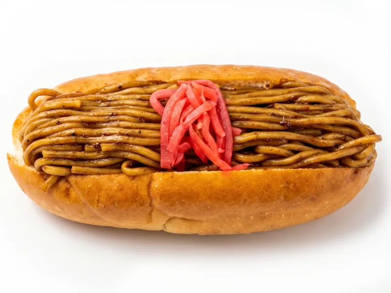 こだわりソースのたっぷり焼きそばパン
